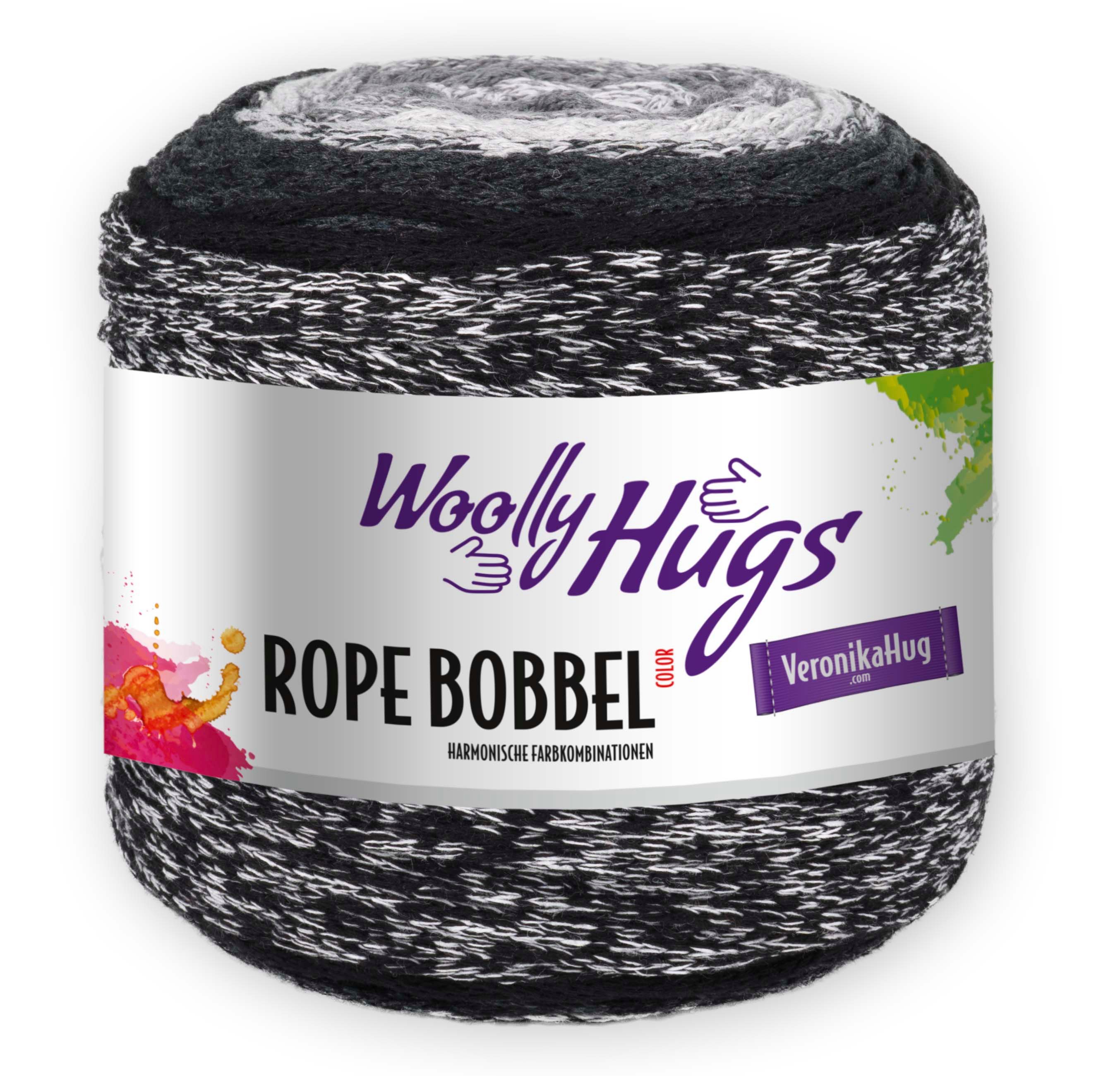 Woolly Hugs NEU!!! 250g Woolly Hugs "Rope Bobbel" Effektgarn, 210,00 m, Seil-Garn