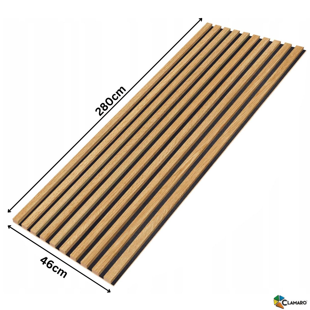 Clamaro Wandpaneel Lamellen Slim Mini Wandpaneele günstig online kaufen