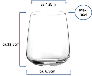 Emilja Whiskyglas Nexo Wasserglas / Whiskyglas 36cl - 6 Stück