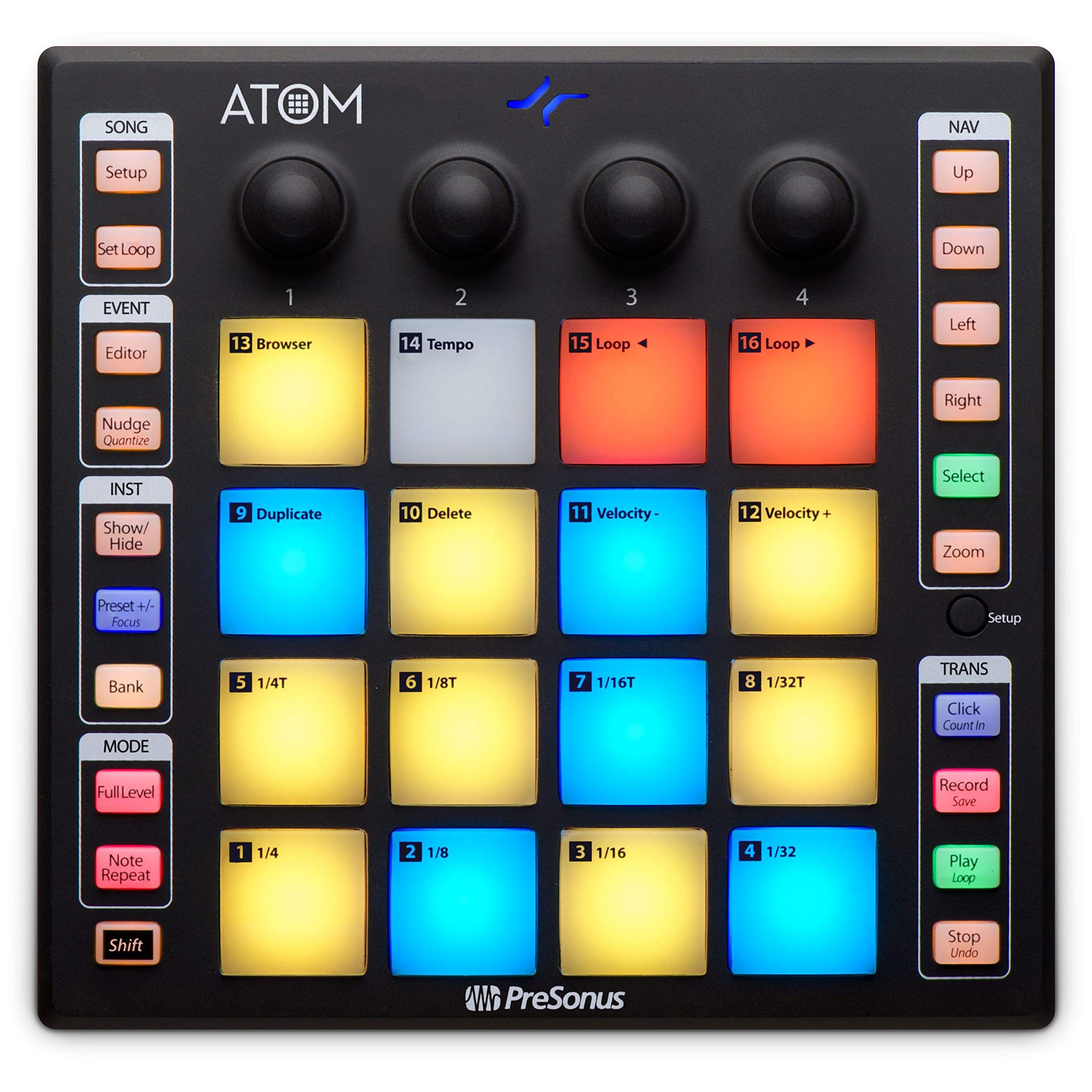 Presonus Mischpult, (ATOM, Hardware Controller, DAW Controller), ATOM - DAW Controller