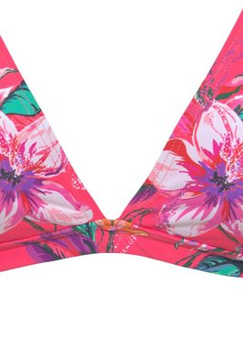 LASCANA Triangel-Bikini-Top Malia, mit tropischem Print