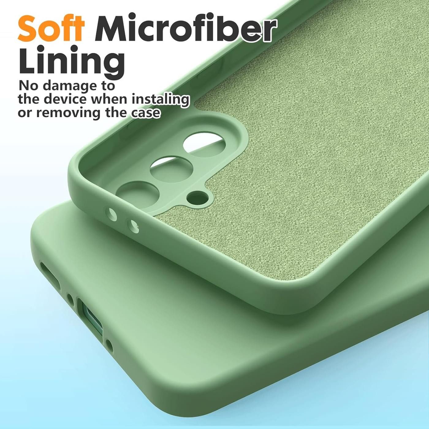 CoolGadget Handyhülle Silikon Colour Series Slim Case für Samsung Galaxy A56 5G 6,7 Zoll, Hülle weich Handy Cover für Samsung A56 5G Schutzhülle – Bild 4 von 5
