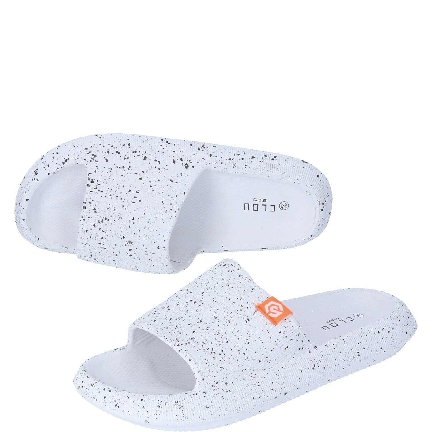 Antonio Antonio Damen Slipper "Clou" Dots Размер 42/43 weiß Hausschuh