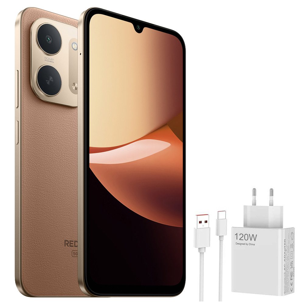 Xiaomi Redmi 17C 5G 4+128GB Smartphone & 120W HyperCharge Handy (17,25 cm, 50 MP Kamera)