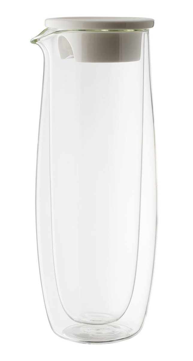 Villeroy & Boch Gläser-Set Artesano Hot&Cold Beverages Glaskaraffe mit Deckel, Borosilikatglas