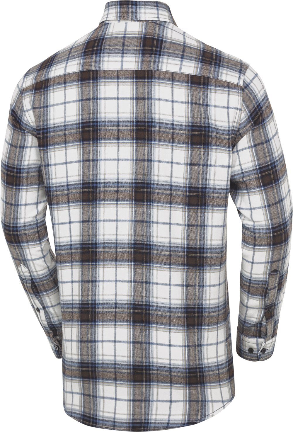 Flanellhemd beidseitig aufgeraut für kaschmirweichen Griff, natürliche Temperaturregulierung