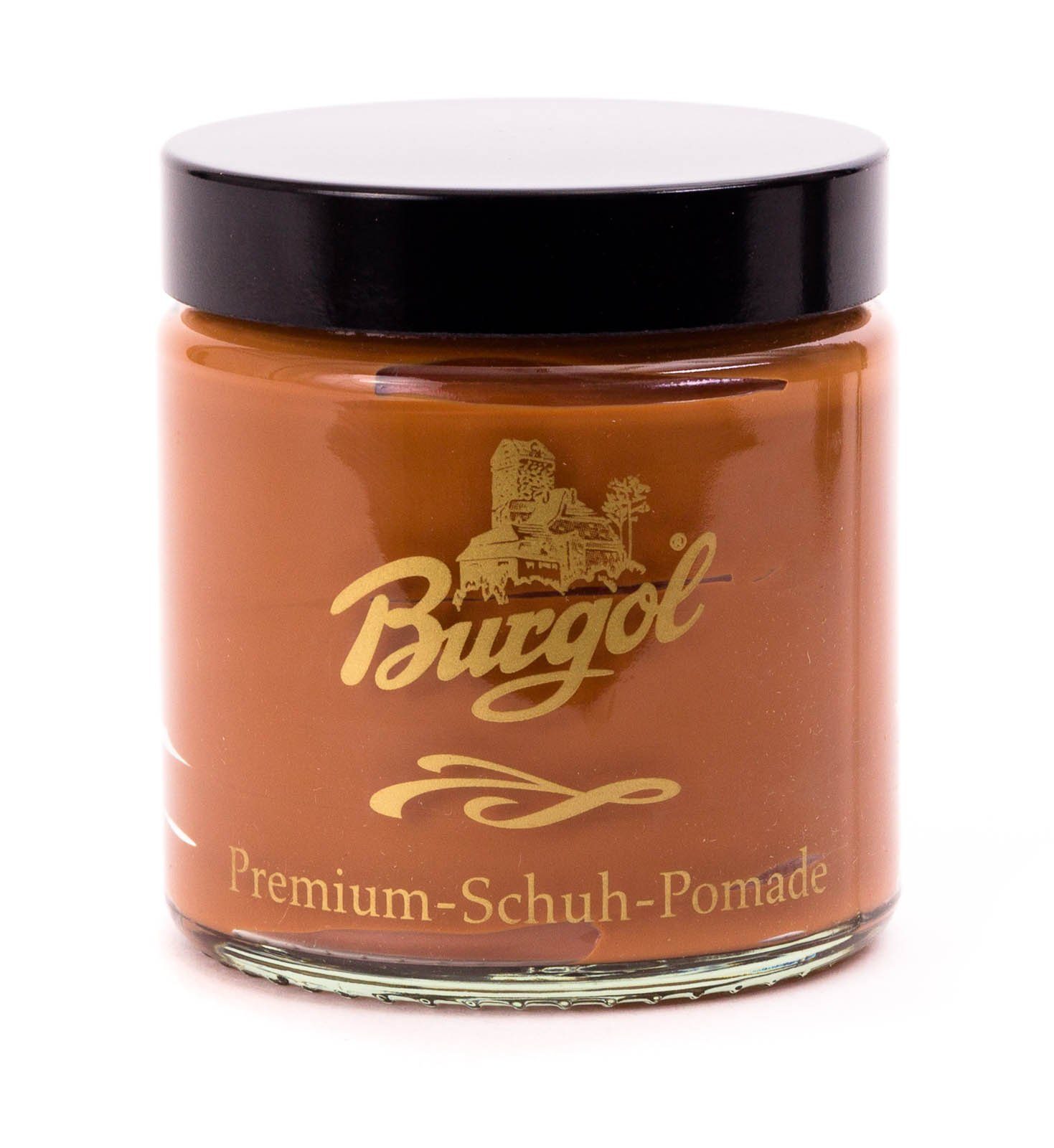 Thumbnail - Burgol Reinigungsbürste BURGOL Premium Schuh Pomade 100ml COGNAC