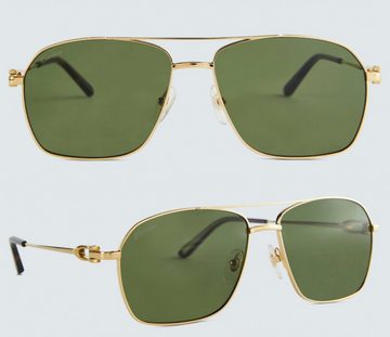 Cartier Sonnenbrille CARTIER DÉCOR C Aviator-Frame CT0306S Sonnenbrille Sunglasses Glasses