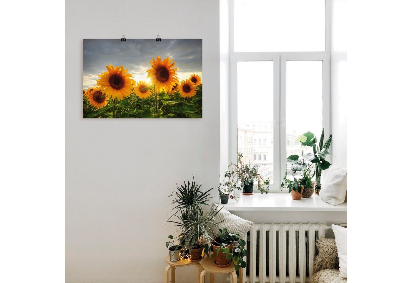 Artland Wandbild »Sonnenblumen II«, Blumen (1 Stück)-kaufen