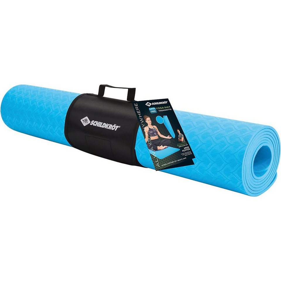 Schildkröt 4mm blue Fitnessmatte Yogamatte TPE