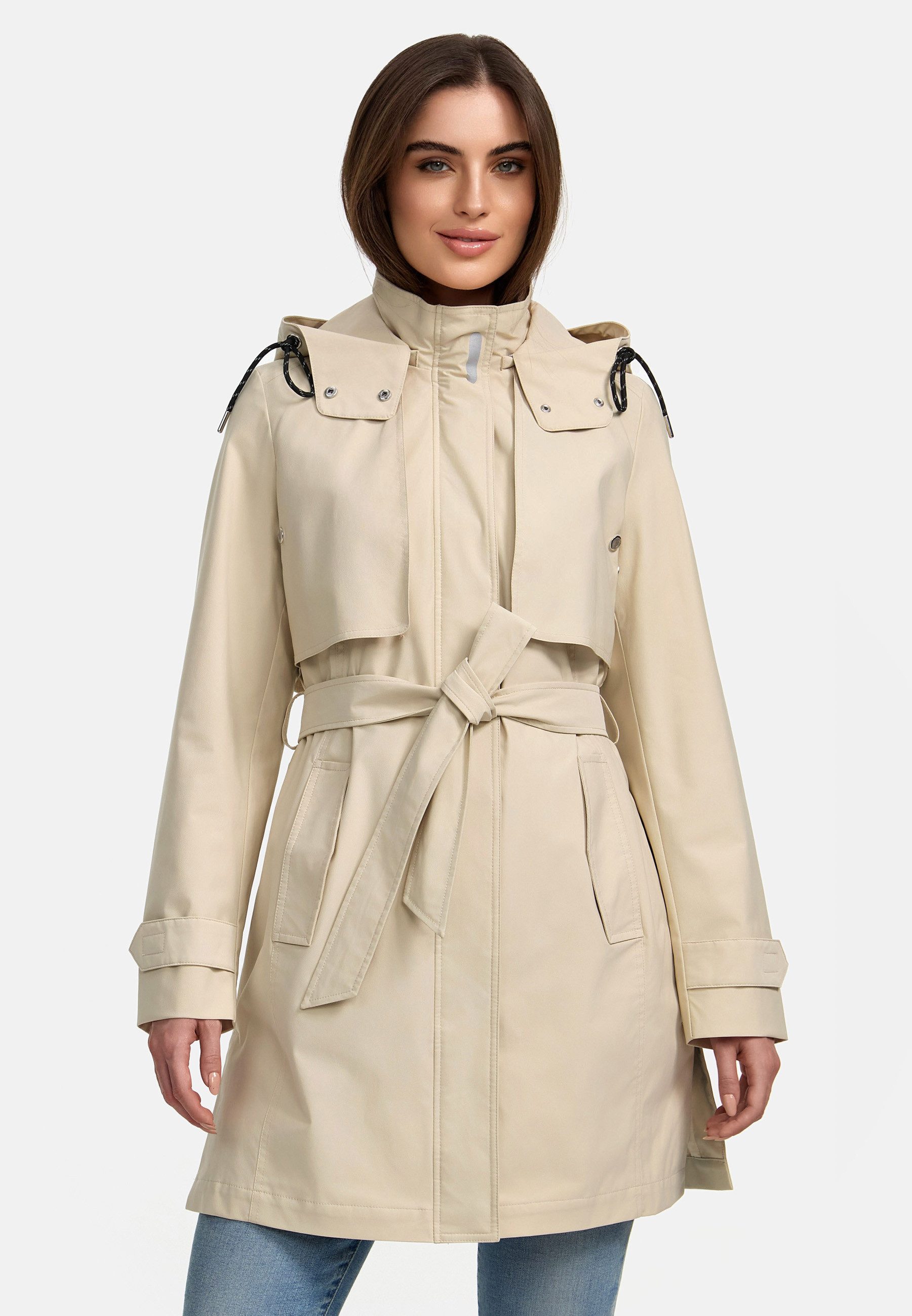 Manisa Regenmantel mit Kapuze günstig online kaufen