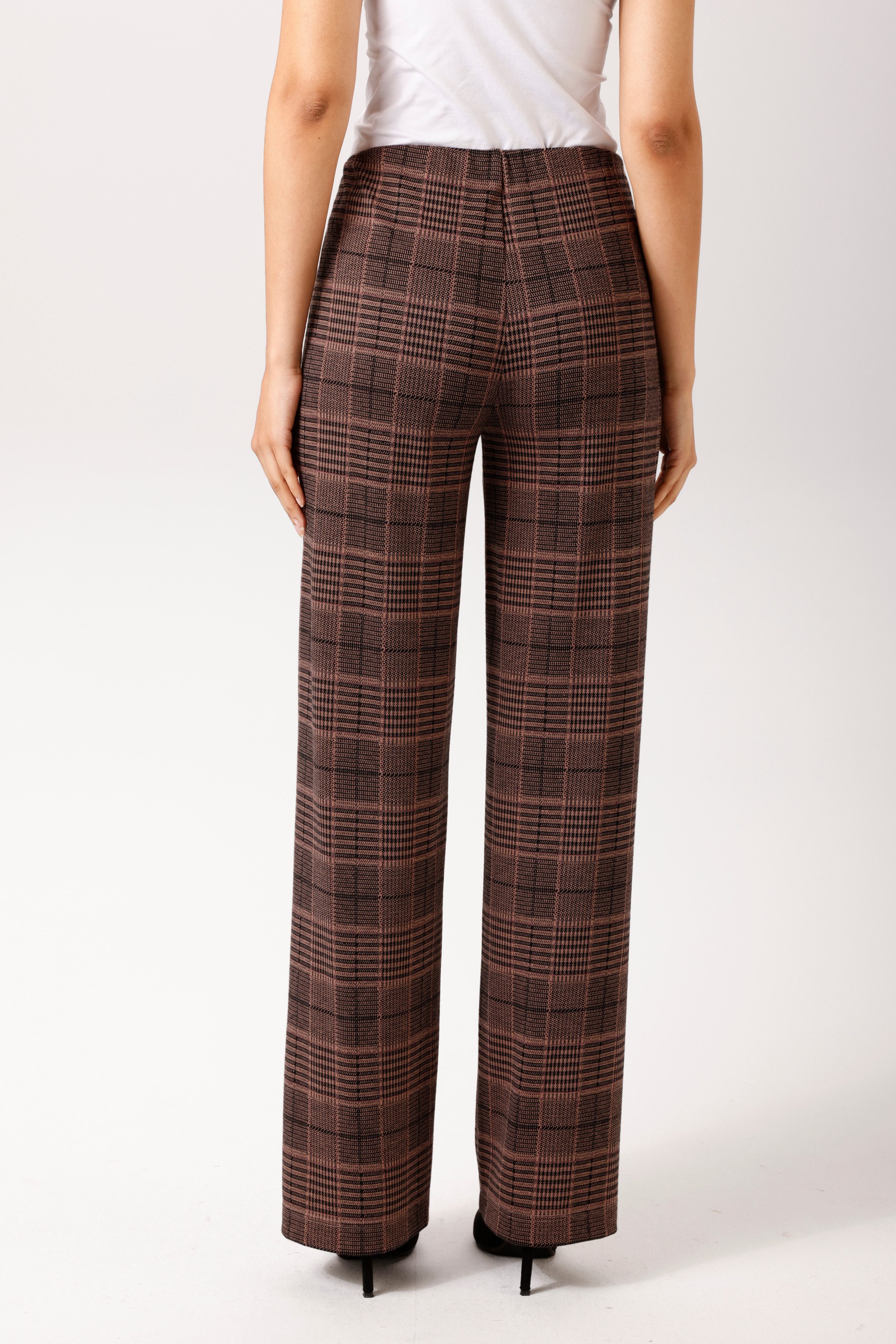 Aniston CASUAL Schlupfhose im farbharmonischen Karo-Dessin - NEUE KOLLEKTION