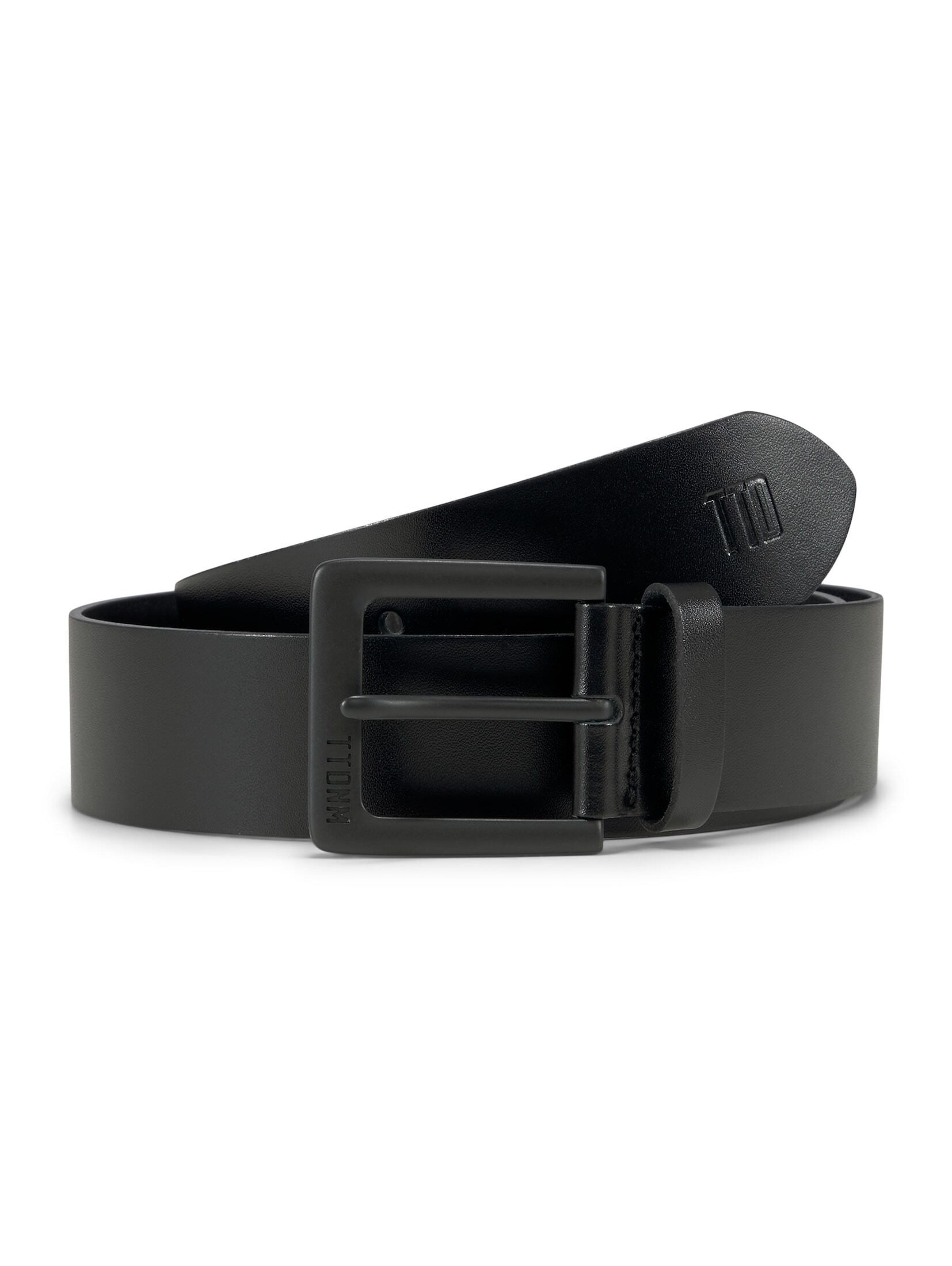 TOM TAILOR Denim Ledergürtel Belts TTSAM Ledergürtel mit eckiger Dornschlie günstig online kaufen