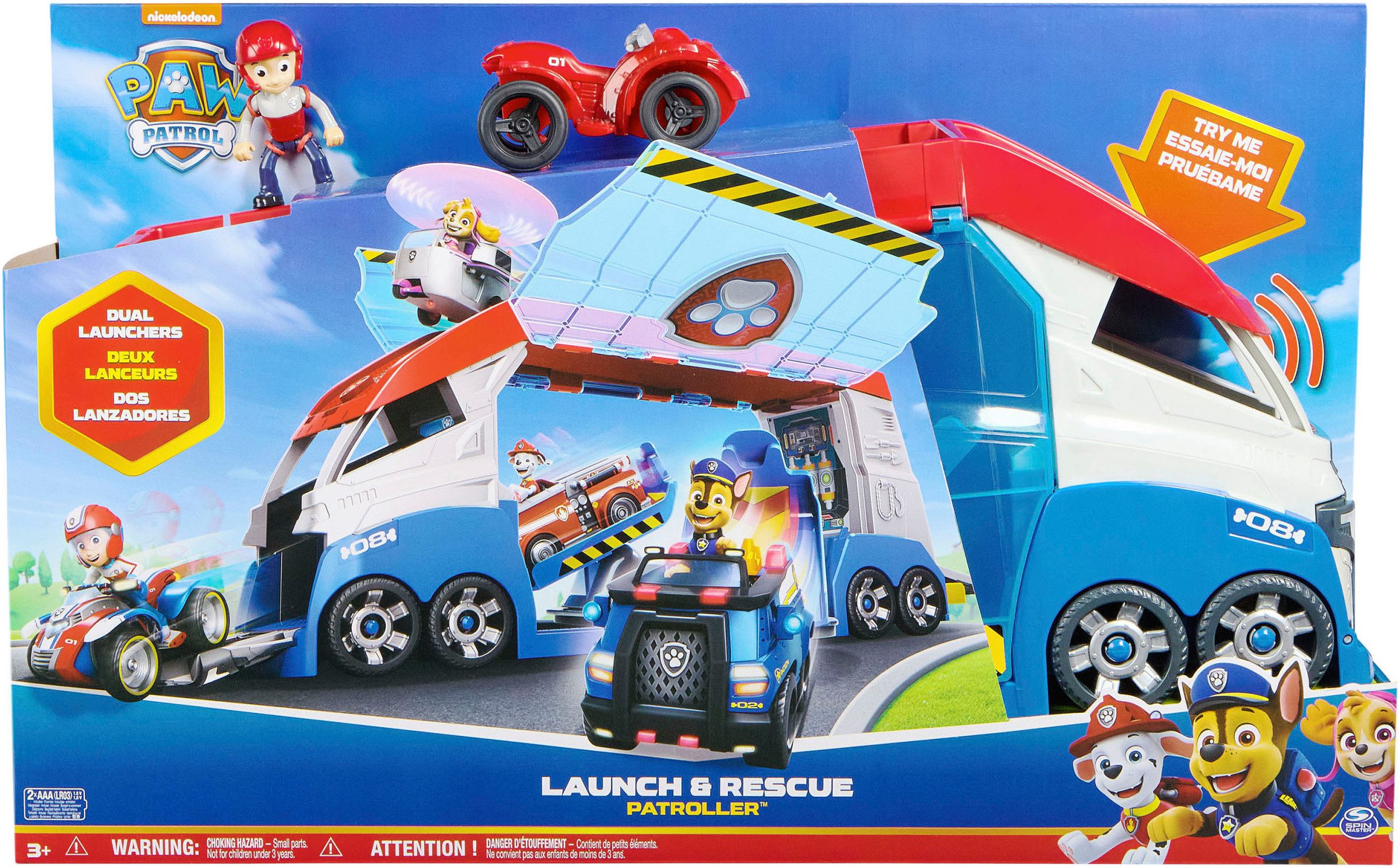 Spin Master Spielzeug-Transporter Paw Patrol - Paw Patroller 3.0, mit Sound günstig online kaufen