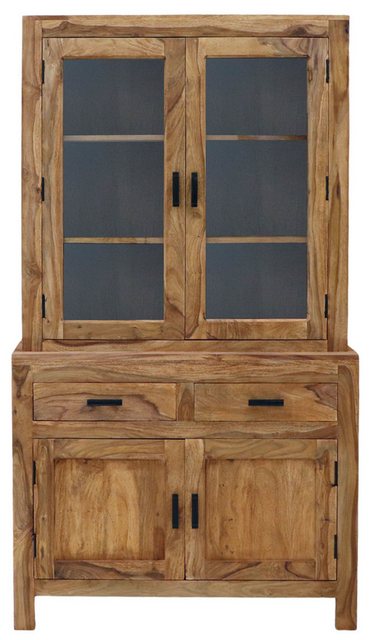 Indischesmoebelhausde Vitrine Vitrine Rami 100x180x50 aus indischem Palisan günstig online kaufen