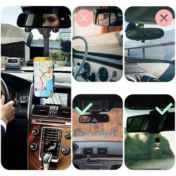 LENBEST Auto-Handyhalterung, Rückspiegel, Navigation, Handy-Halterung, (1-tlg)