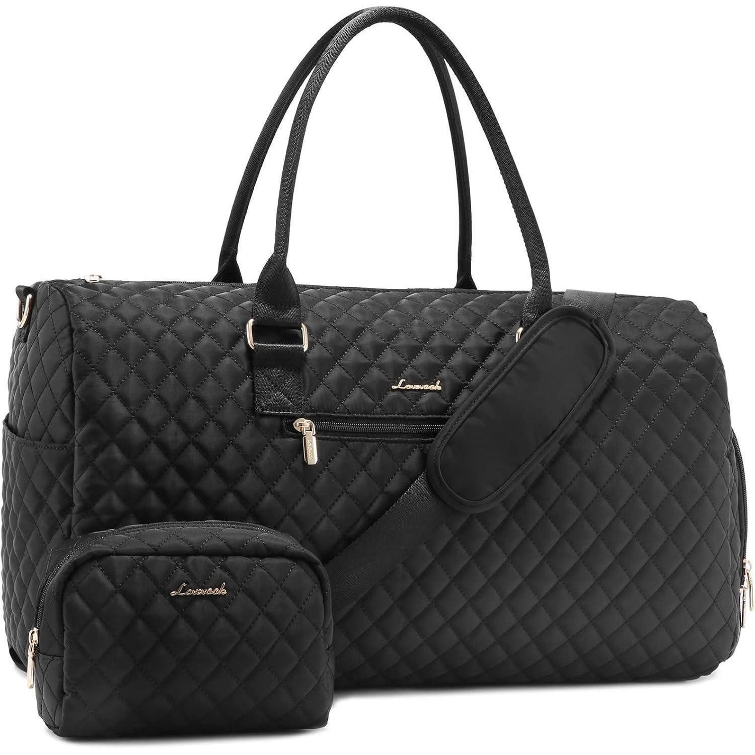 LuxusKollektion Reisetasche Sporttasche Damen wasserdicht mit Schuhfach & Nassfach, Handgepäck für