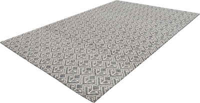 Teppich Rico 303, calo-deluxe, rechteckig, Höhe: 10 mm, In- und Outdoor geeignet, Wohnzimmer