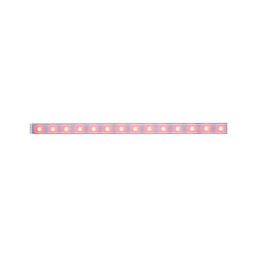 Paulmann LED-Streifen MaxLED 500 Stripe 1m IP44 Cover 3000K 12W 24V Silber Kunststoff, 1-flammig