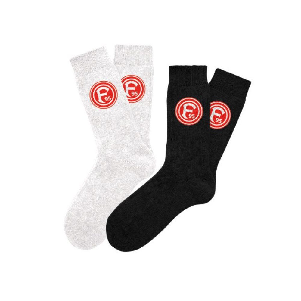 Fortuna Düsseldorf Socken Fortuna Düsseldorf Sportsocken "Logo" 2er-Set
