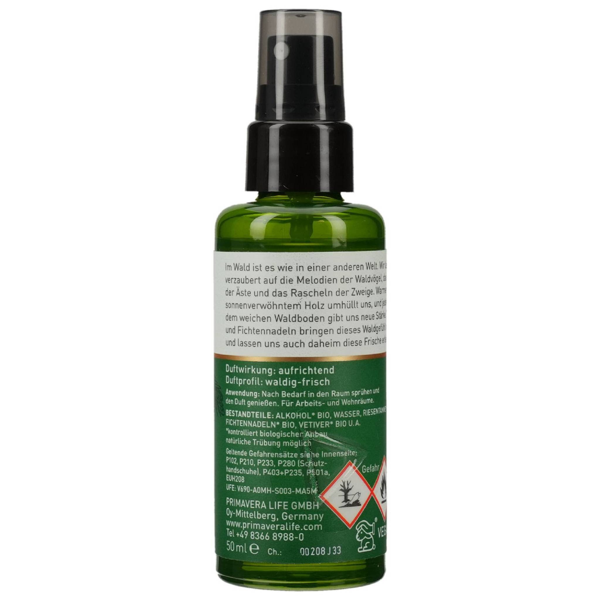 Primavera Raumduft WALDSPAZIERGANG Raumspray Bio 50ml