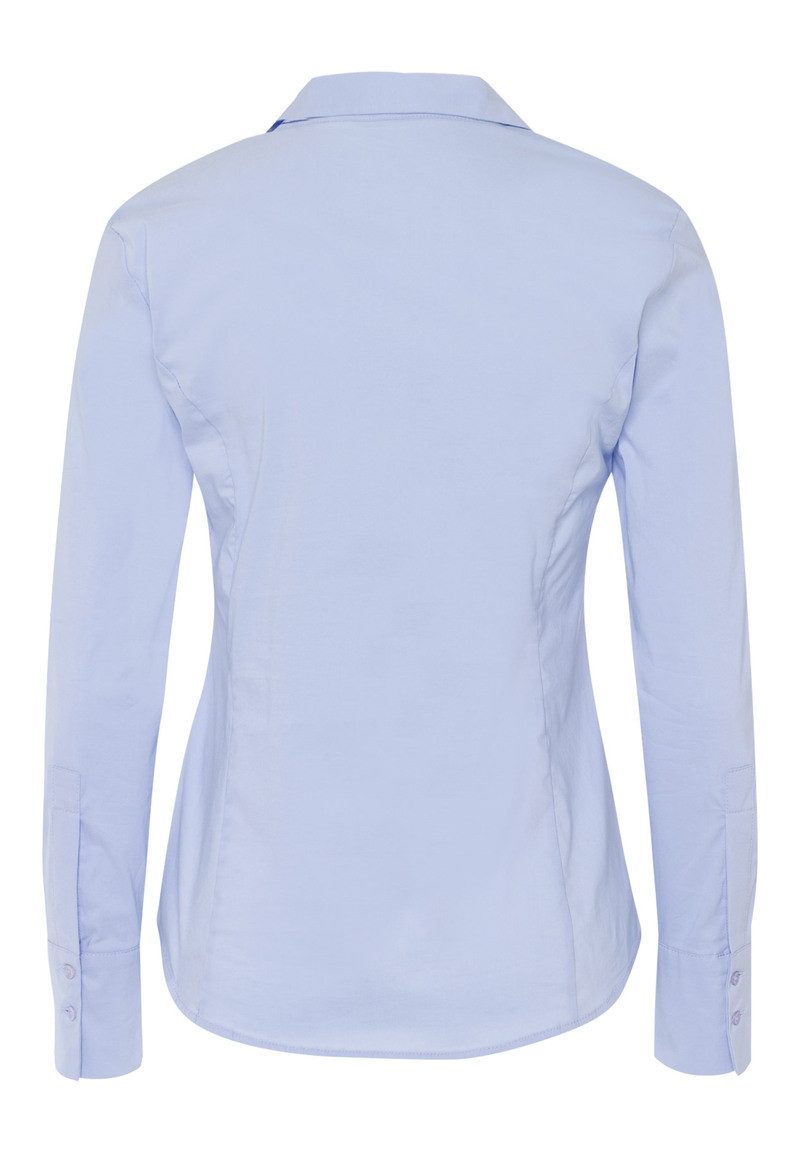 MORE&MORE Kurzarmbluse Businessbluse hellblau günstig online kaufen