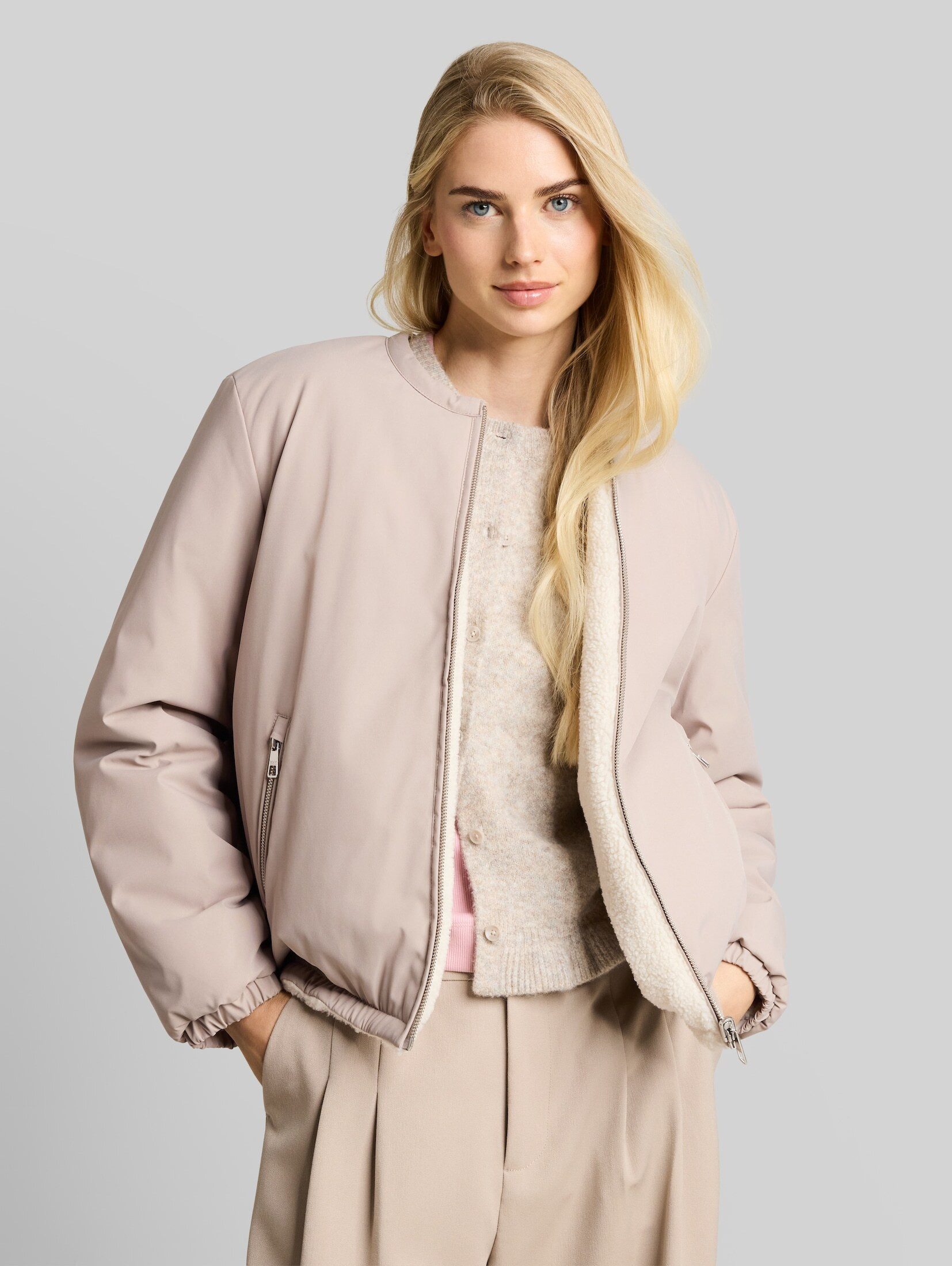 TOM TAILOR Denim Steppjacke Jacken Teddy Jacke mit Wendefunktion
