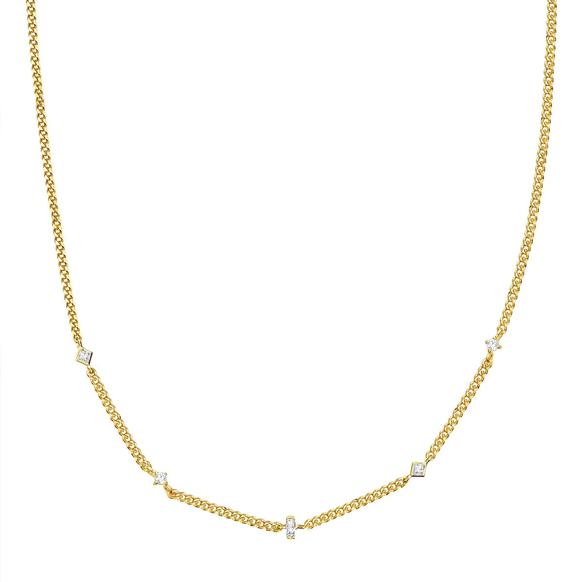 Glanzstücke München Panzerkette GSM1335 (1-tlg), Kette mit Anhänger Sterlin günstig online kaufen