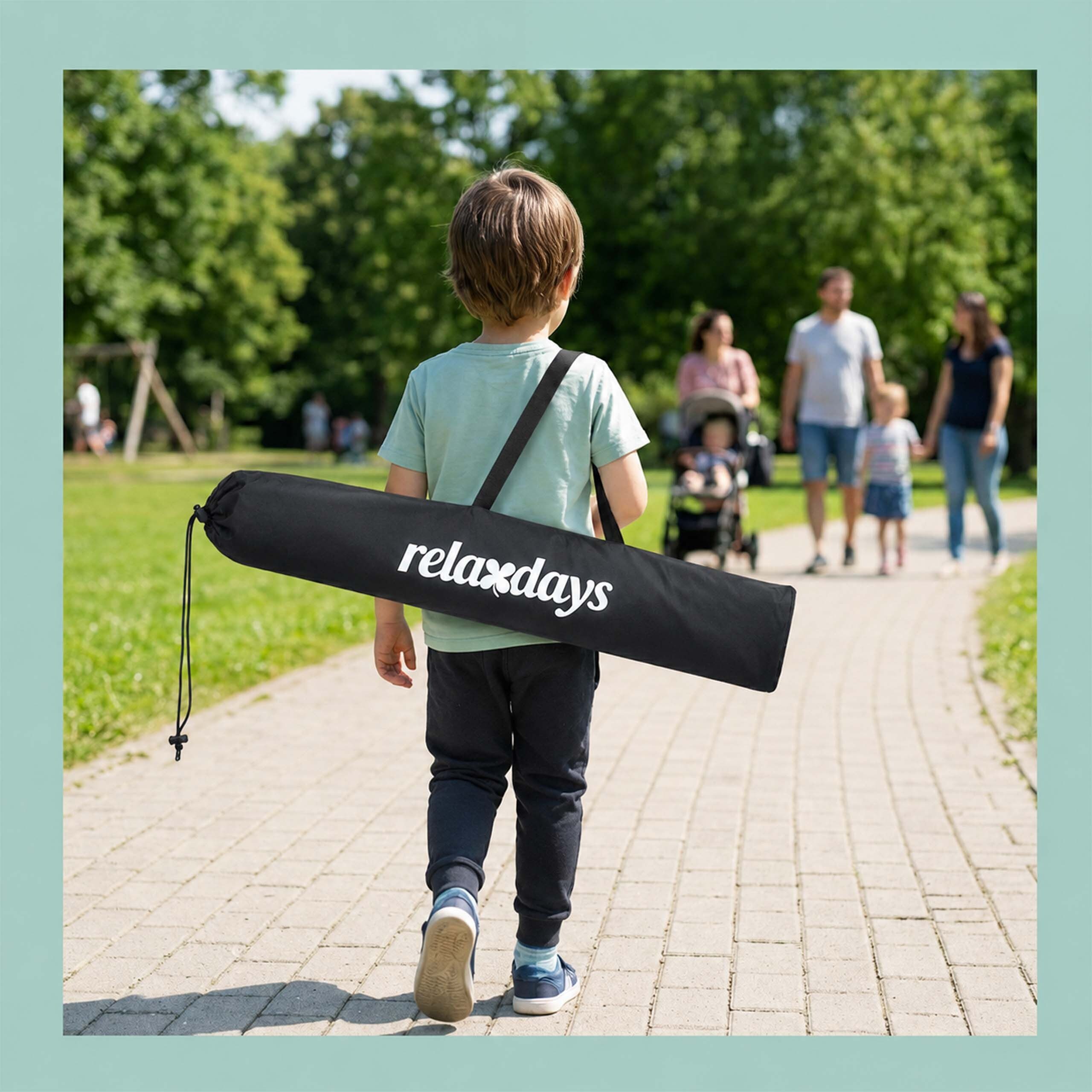 relaxdays Fußballtor mit Ball & Tasche, Schwarz-Gelb