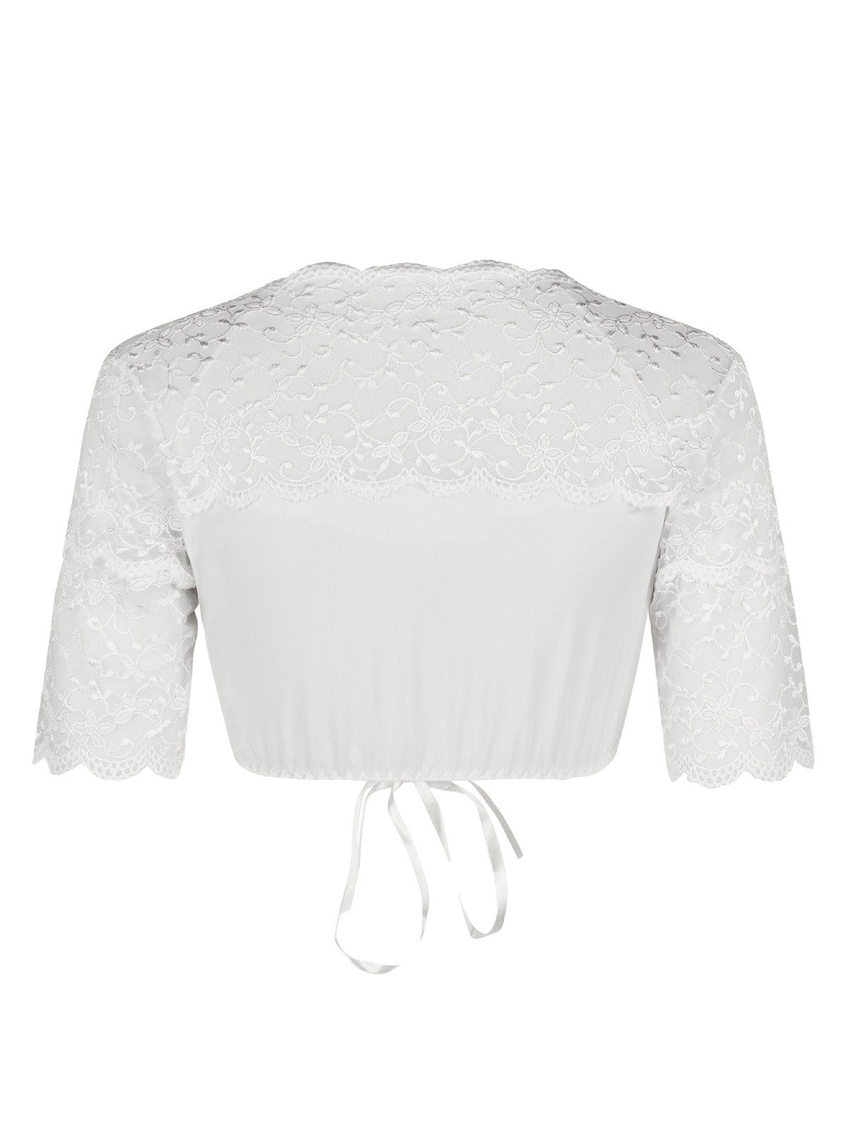 Nina Von C. Dirndlbluse Dirndlbluse halbarm Martina (Stück, 1-tlg) florales Muster rundum