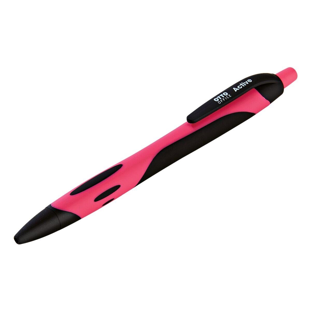 Otto Office Kugelschreiber Active, mit Druckmechanik und Taschenclip