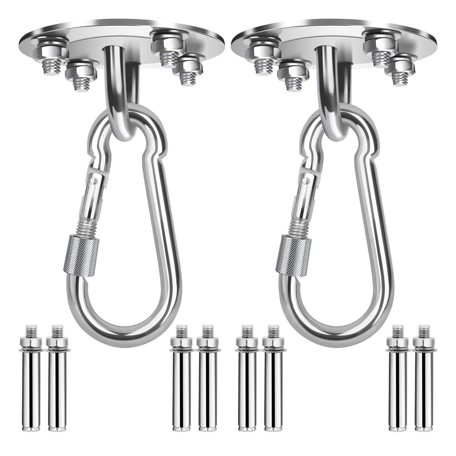 Clanmacy Deckenhalter »2X Deckenhaken 450 kg belastbare Schwerlasthaken Deckenhalter