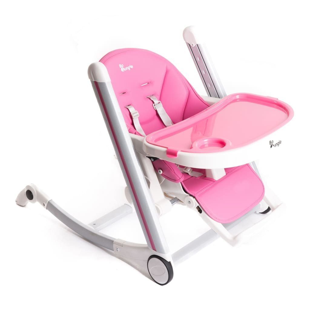 Rosa Kinder-Hochstuhl Kindersitzerhöhung DOTMALL Kindersitze Kindersitzerhöhung