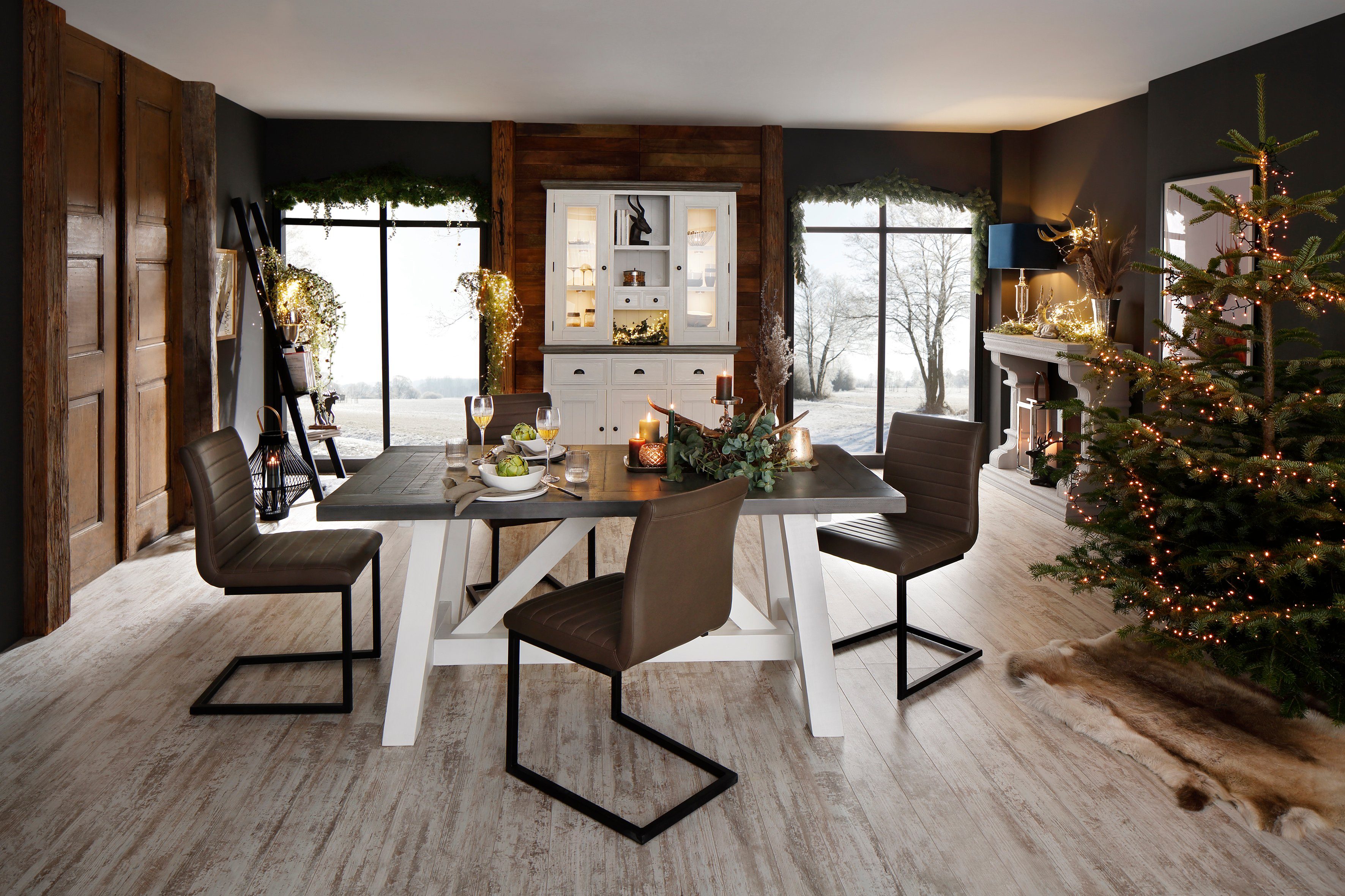 Quadrato Esstisch »Landry«, mit schöner Holzoptik | OTTO