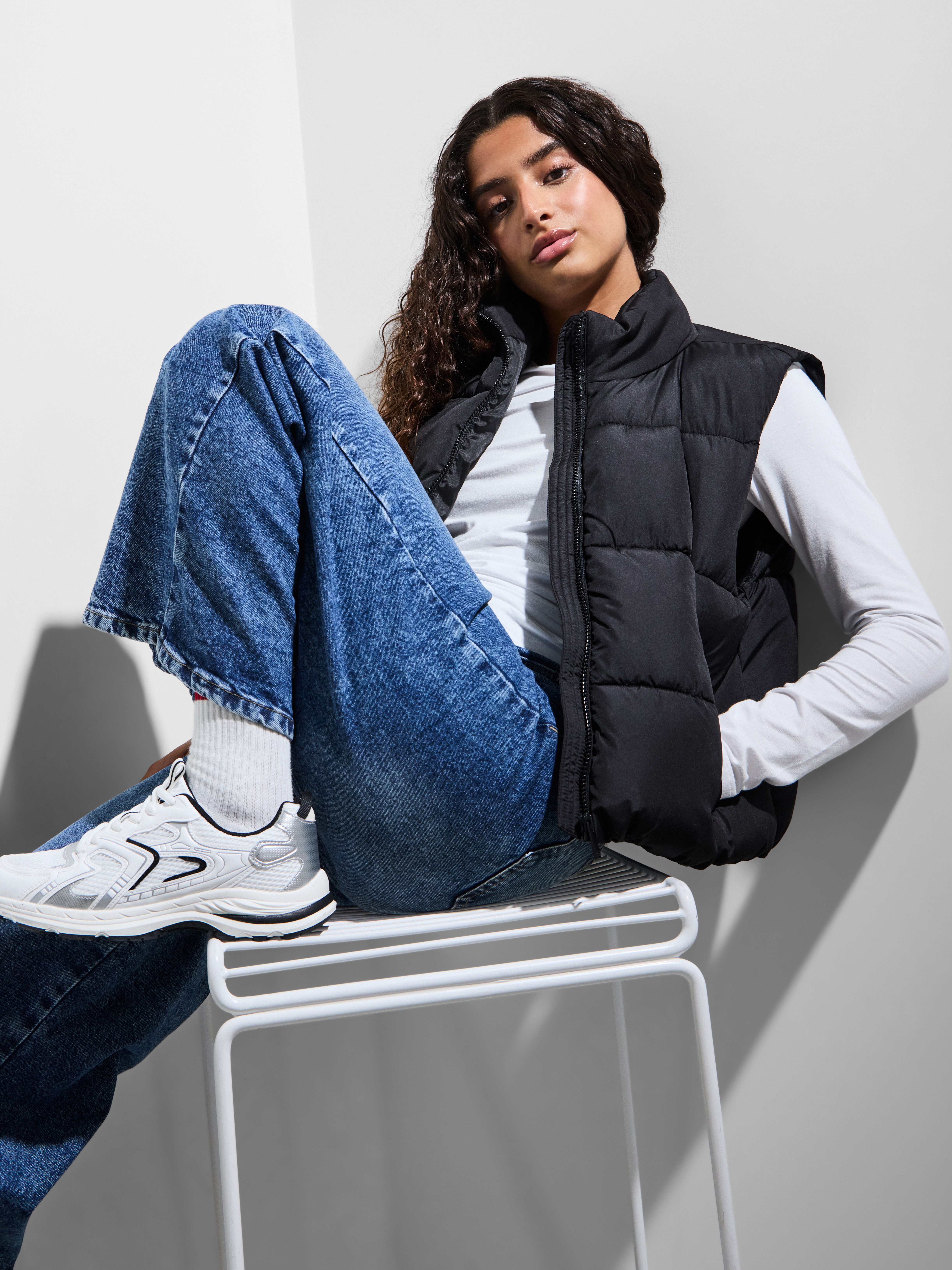 pieces Steppweste PCBEE NEW SHORT PUFFER VEST NOOS BC Kunstfaser