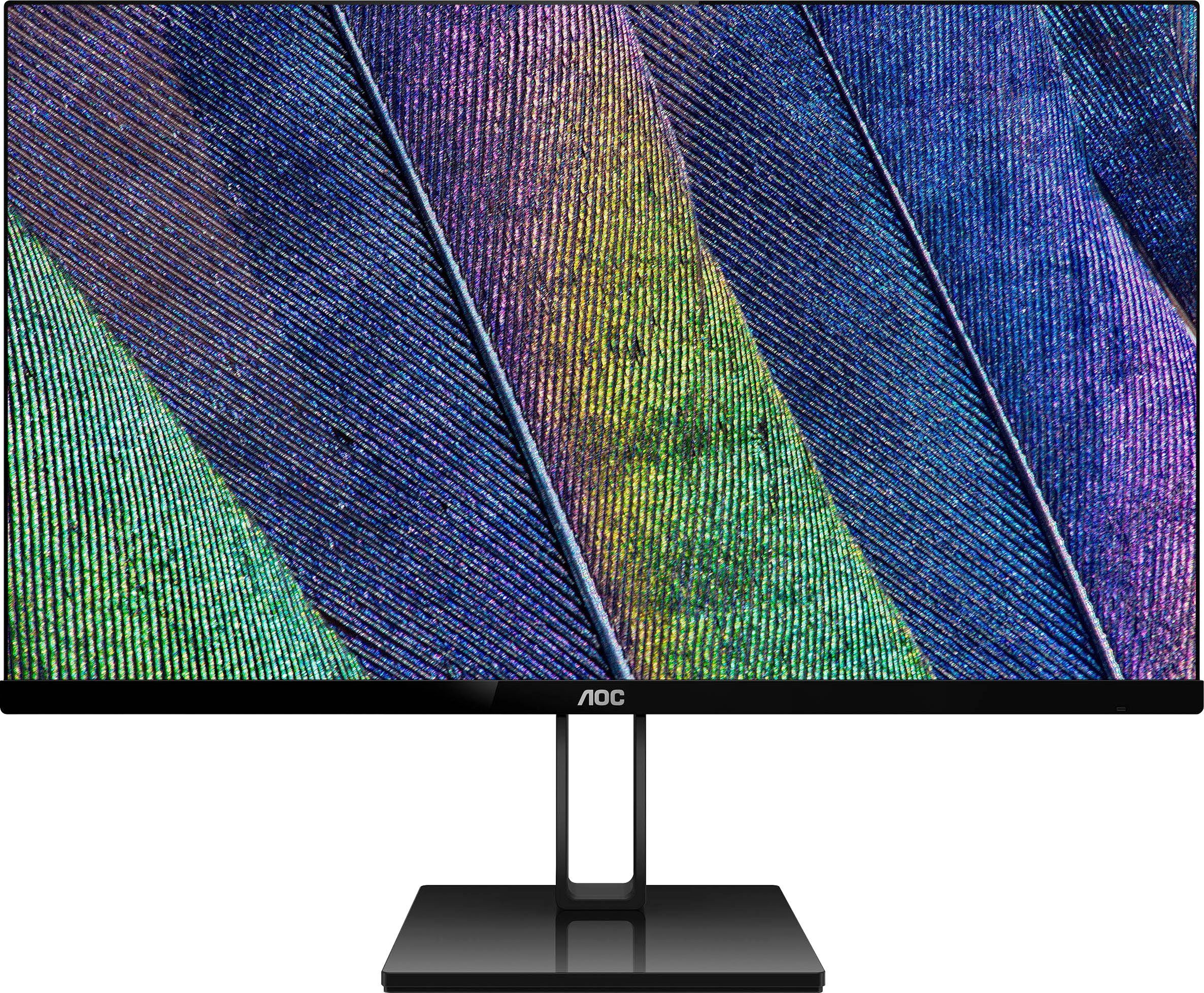 AOC 27V2Q LED-Monitor (68,6 cm/27 ", 1920 x 1080 px, Full HD, 5 ms Reaktionszeit, 75 Hz, IPS)