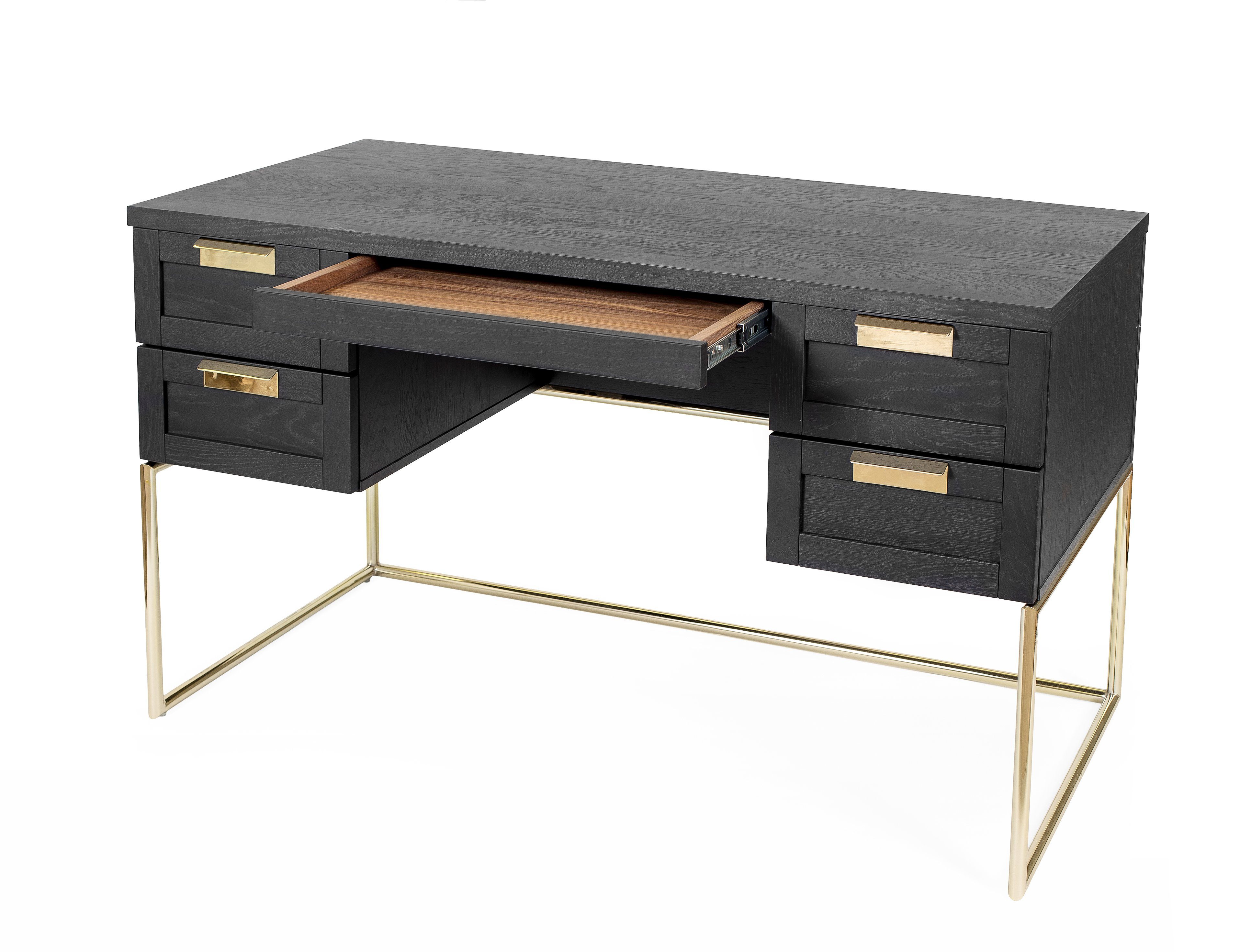 Woodman Schreibtisch Pimlico, Holzfurnier aus Eiche, FSC®-zertifiziert