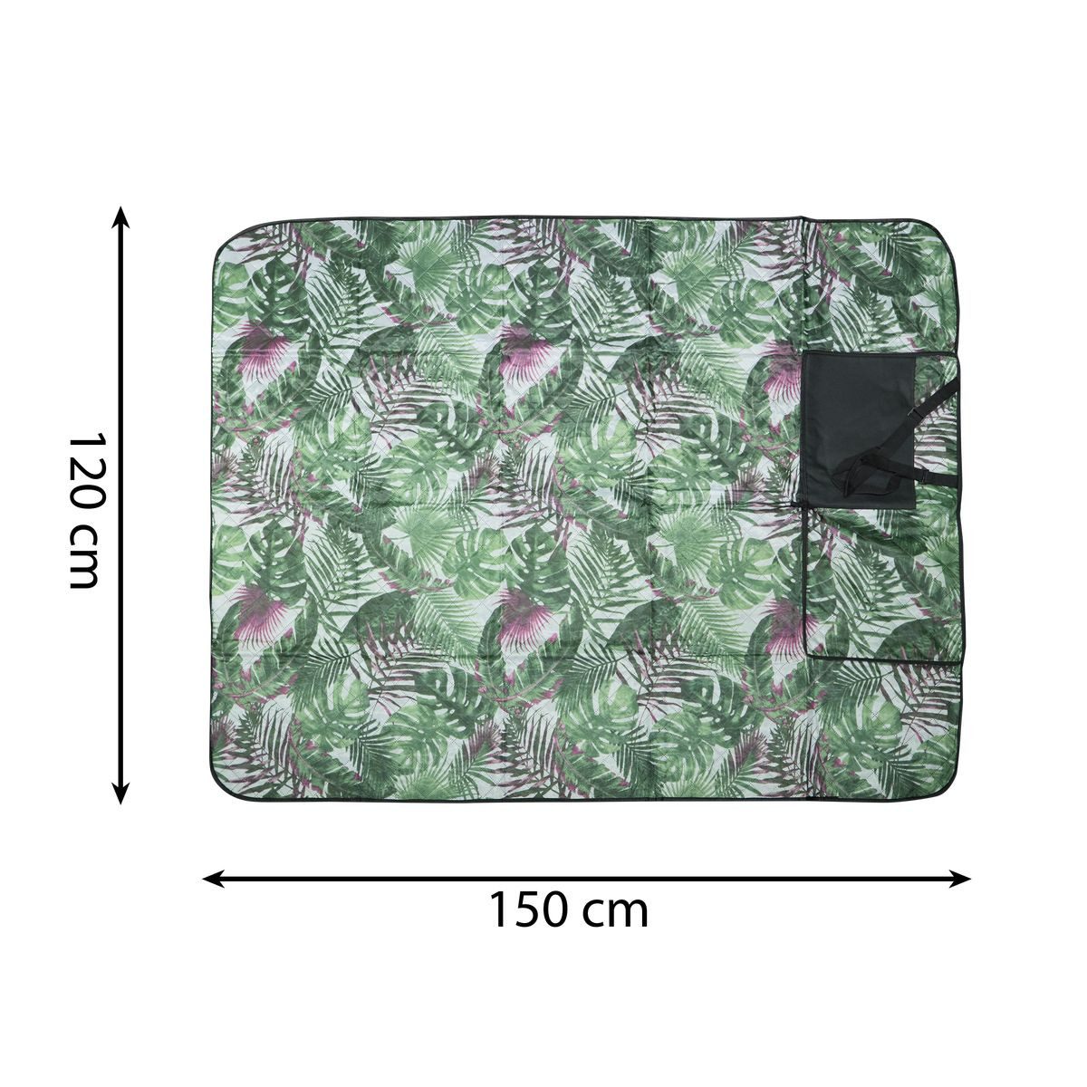 Picknickdecke Idena Picknick- und Strandmatte 120x150cm, Idena – Bild 2 von 5