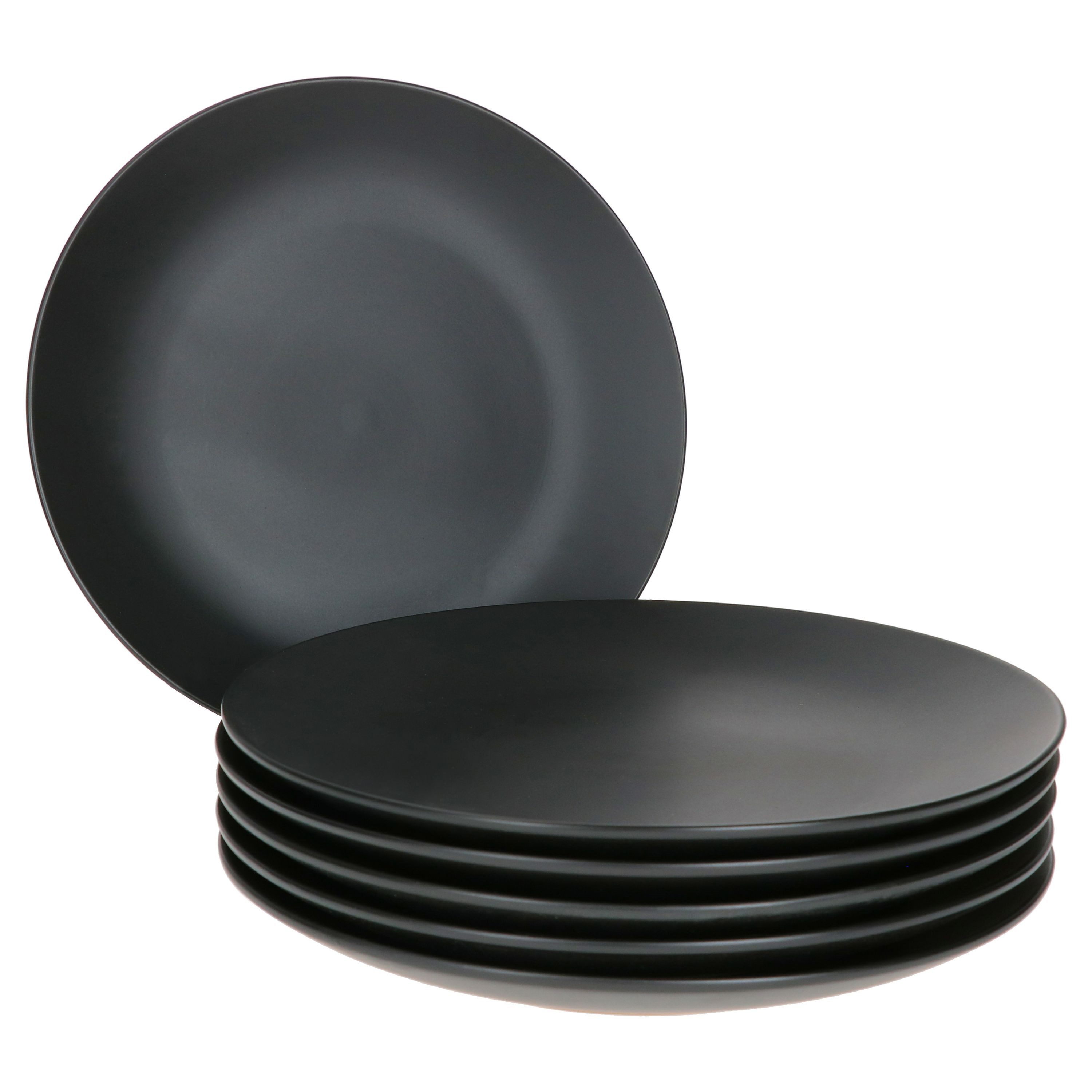 MamboCat Speiseteller MamboCat 6er Set Essteller Londen Lampart Nero