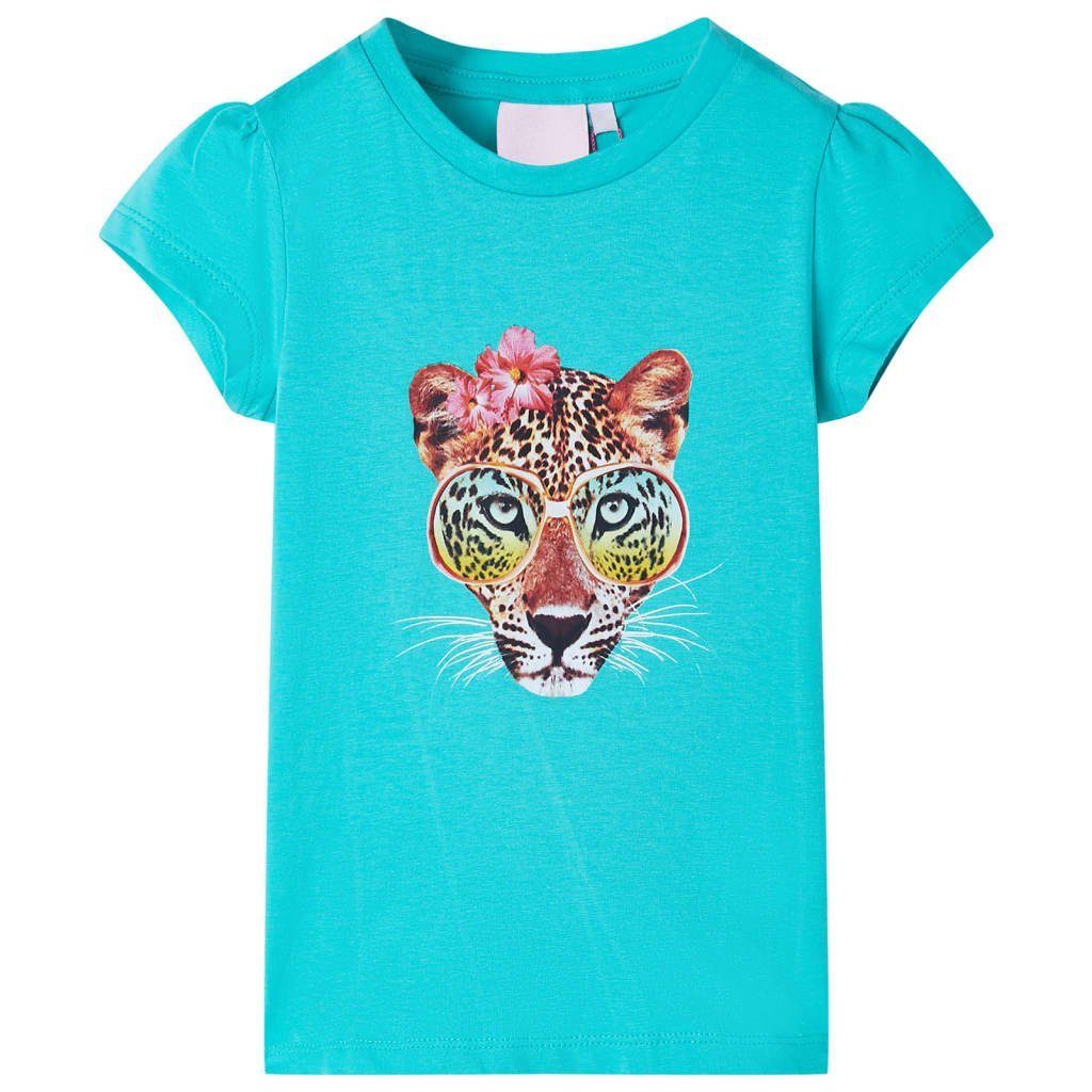 T-Shirt Kinder-T-Shirt Minzgrün 116