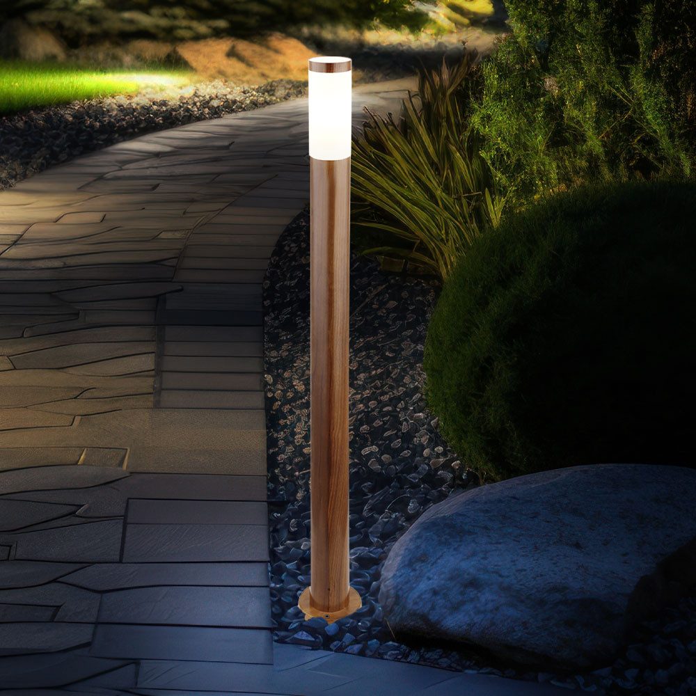 DOPO LIGHTING Gartenlampe AVON, Anthrazit – Höhe 50 Cm, E27 Fassung, IP65, Aluminium, Für Wege & Terrassen