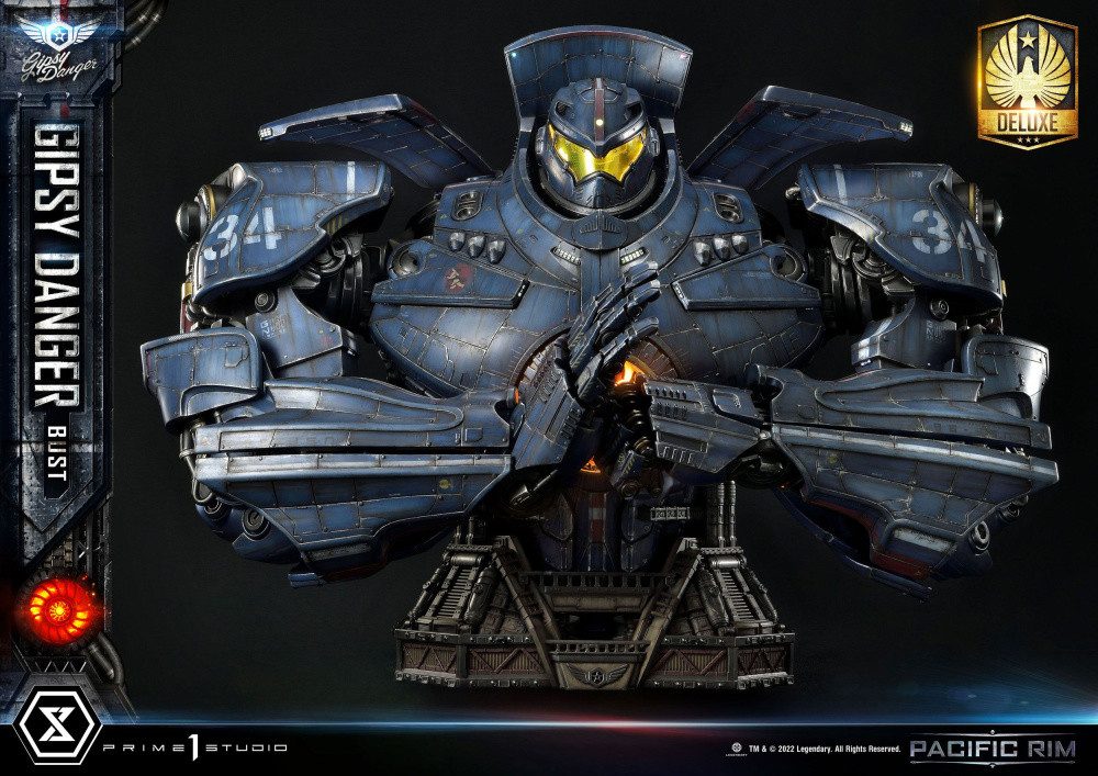 Prime 1 Studio Actionfigur Pacific Rim Büste 1/1 Gipsy Danger Deluxe Ver. 74 cm