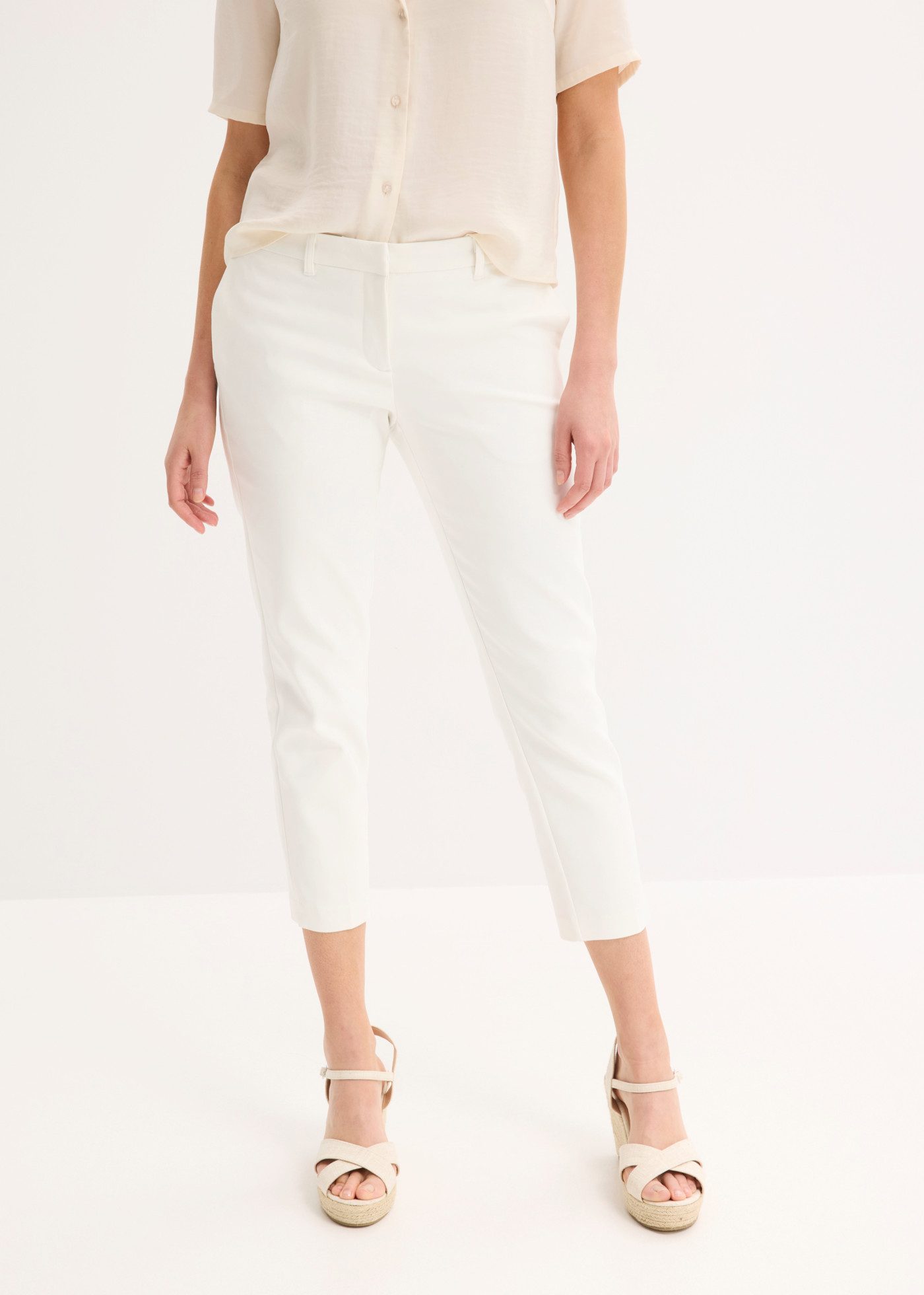 bonprix 7/8-Hose elegante 7/8-Länge, feminin geschnitten, Regular Fit