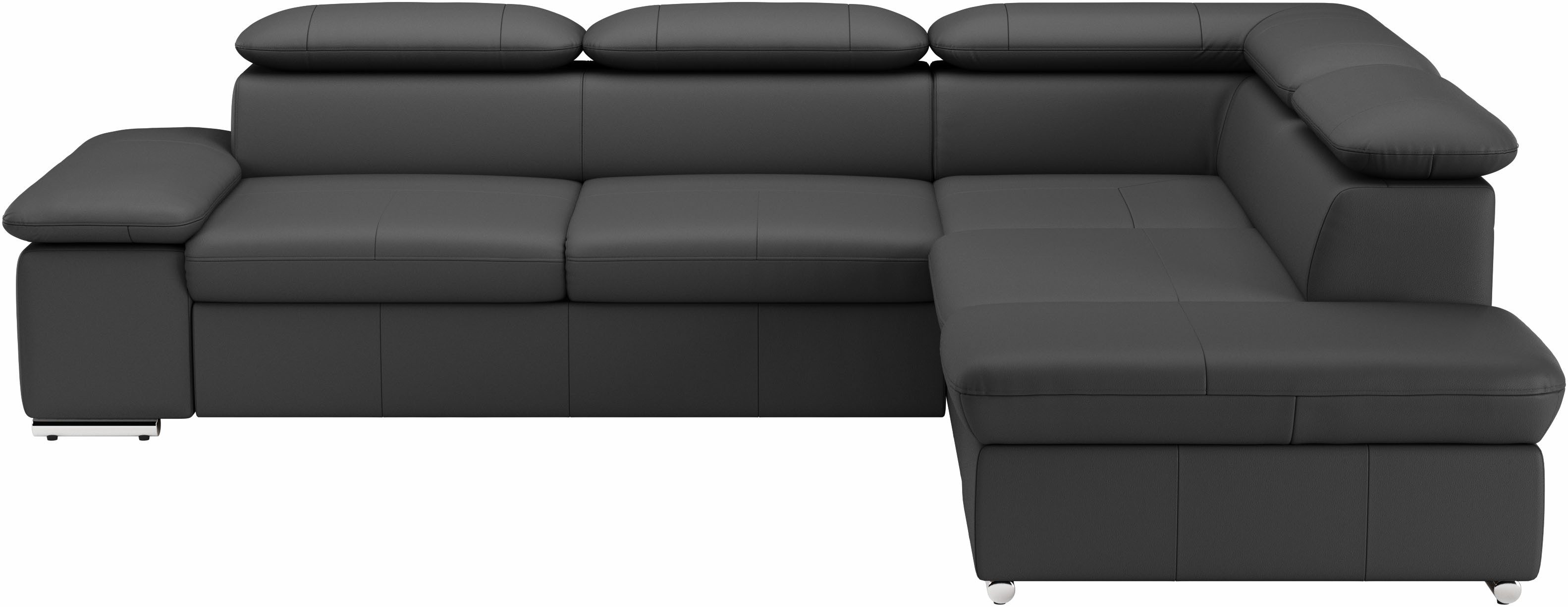 sit&more Ecksofa Valantine L-Form, B: 272 cm, mit Arm- & Kopfteilverstellung, optional mit Bettfunktion
