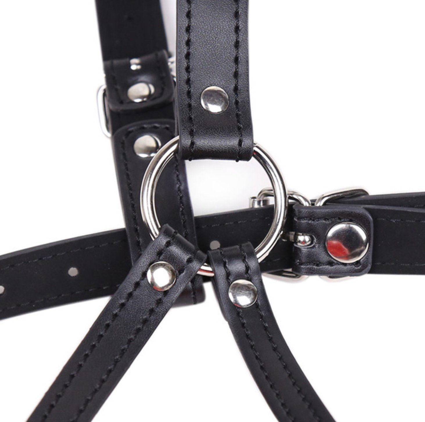 Offener mit Mundknebel Sandritas Deep Bondage-Set Throat Ballknebel Hilfe Kopfgeschirr