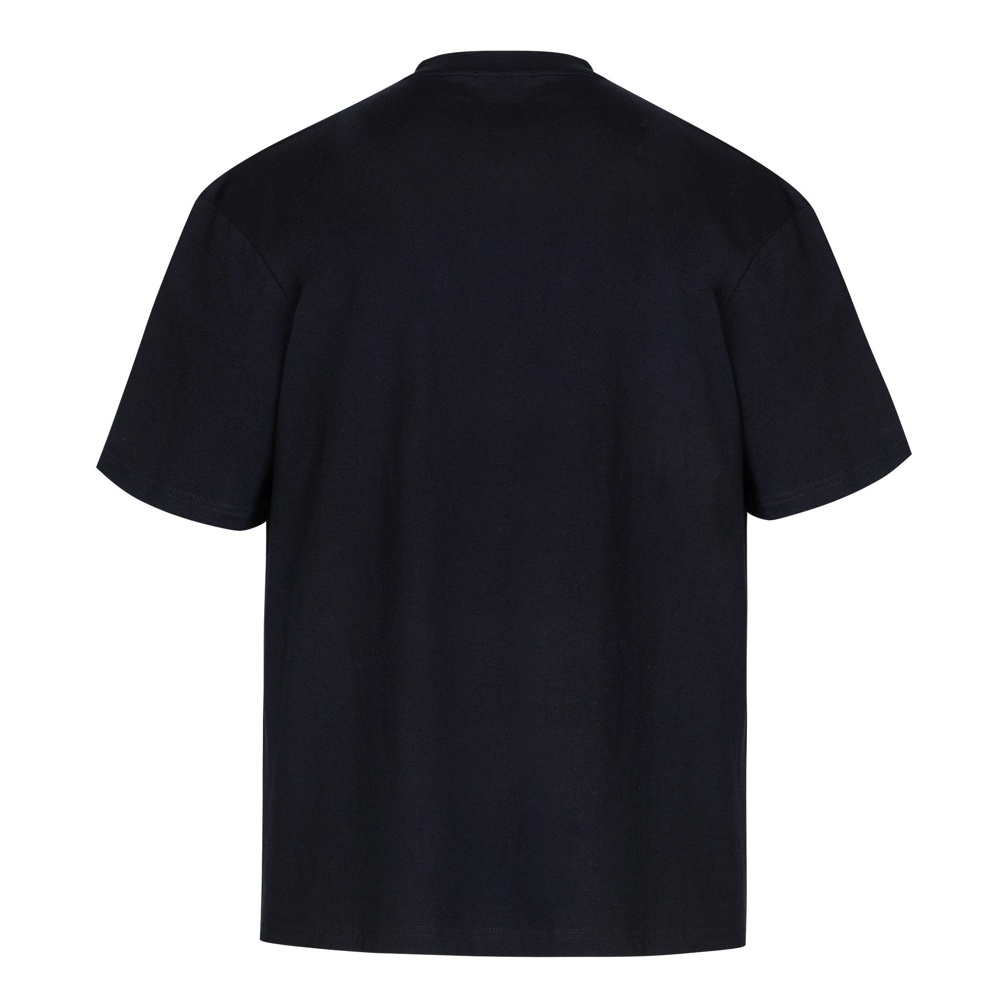 trueprodigy Oversize-Shirt Haram Logostickerei Rundhals dicker Stoff