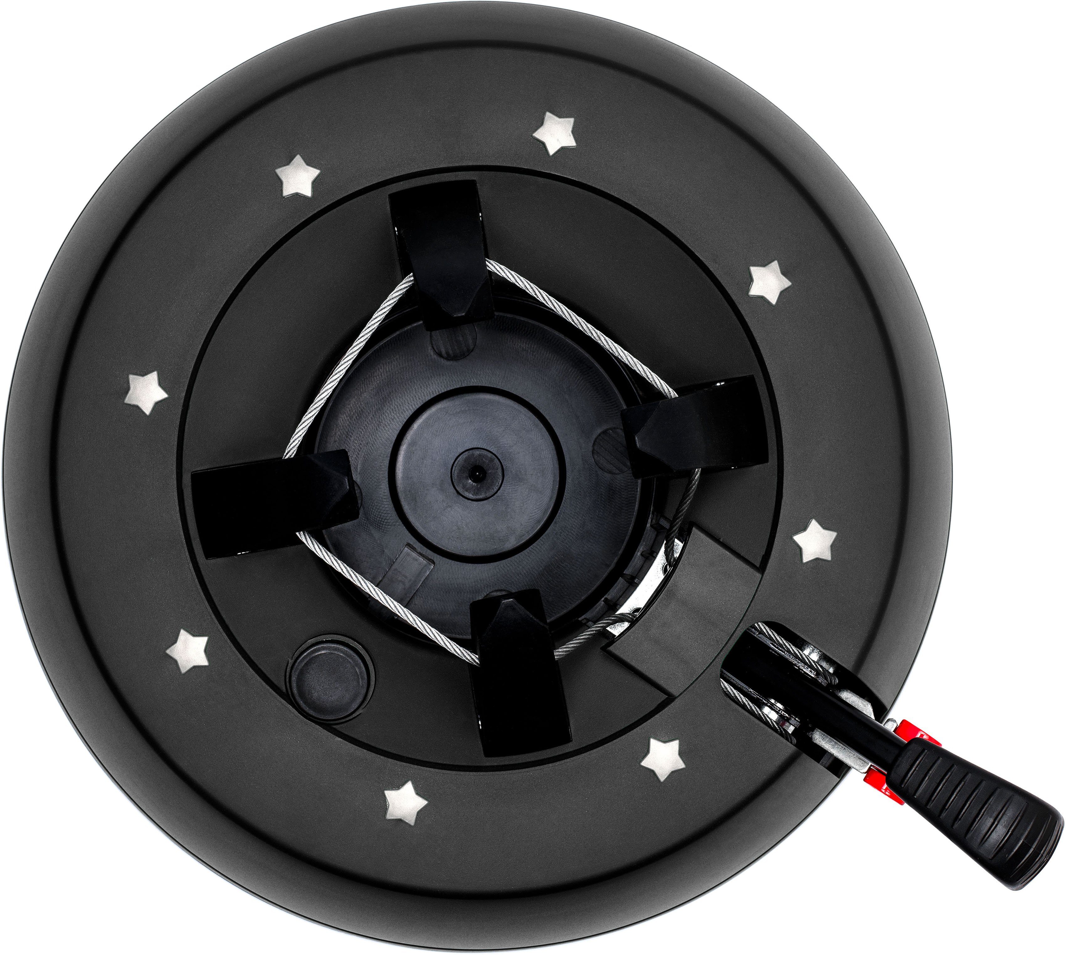 Star-Max Christbaumständer Weihnachtsdeko, Christbaumschmuck, mit Fußhebel, Durchmesser ca. 32 cm