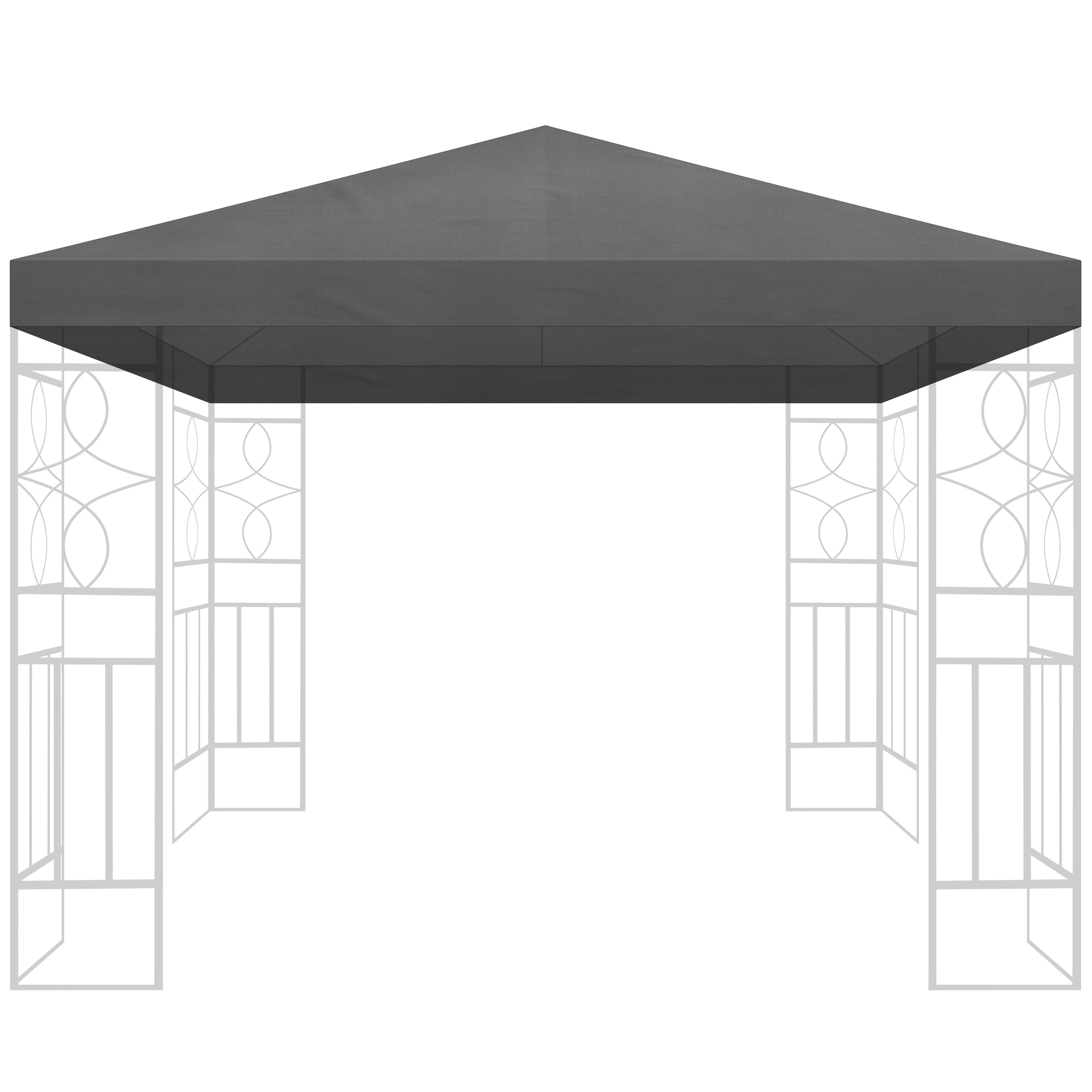 habeig Pavillon-Ersatzdach Ersatzdach 340g/m² Dach PVC Beschichtung Pavillondach Wasserdicht, 310,00 g/m², 100% Wasserdicht