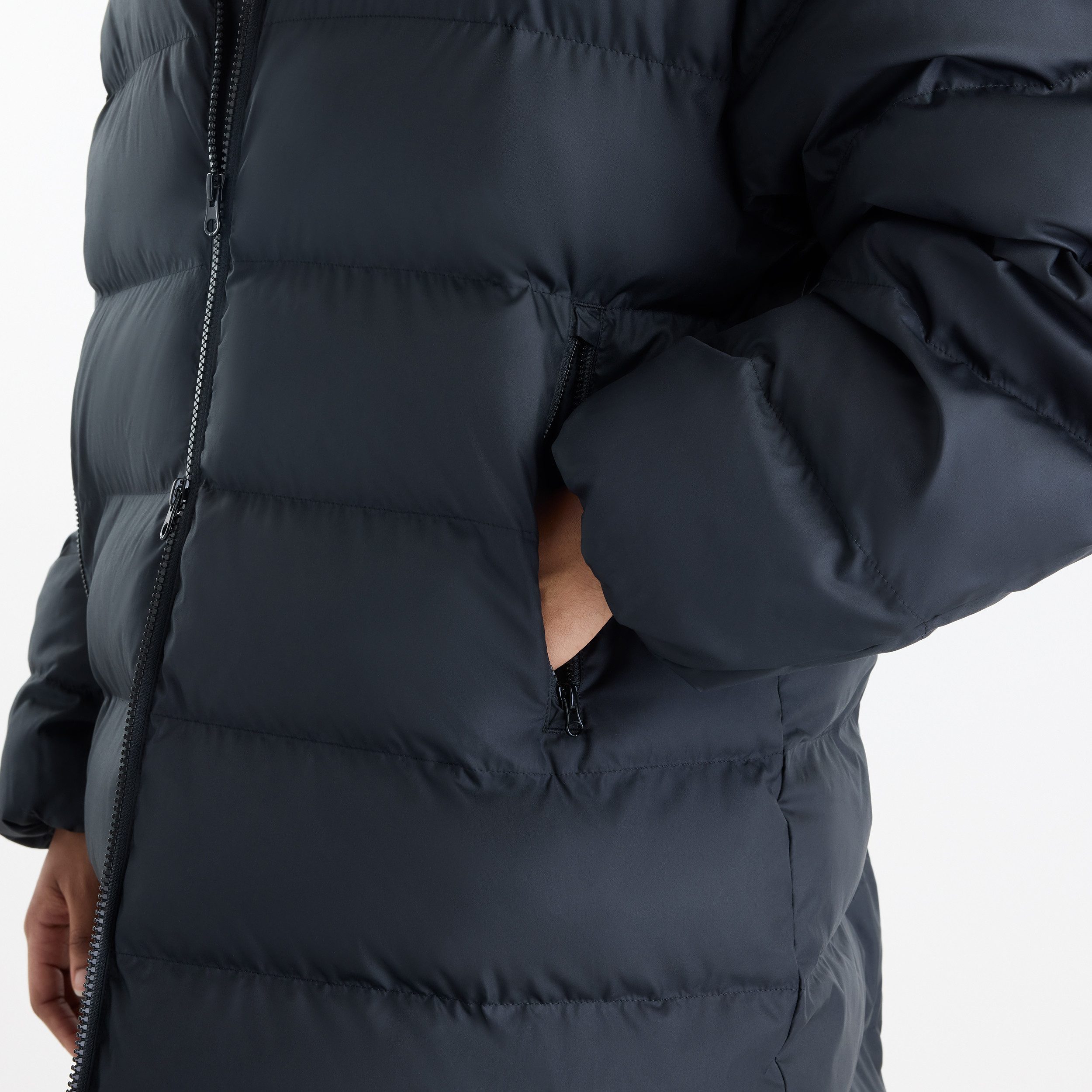 New Balance Steppjacke BOSTON LONG PUFFER JACKET sportliche Steppjacke, aus Polyester, mit verlängerte Silhouette – Bild 4 von 5