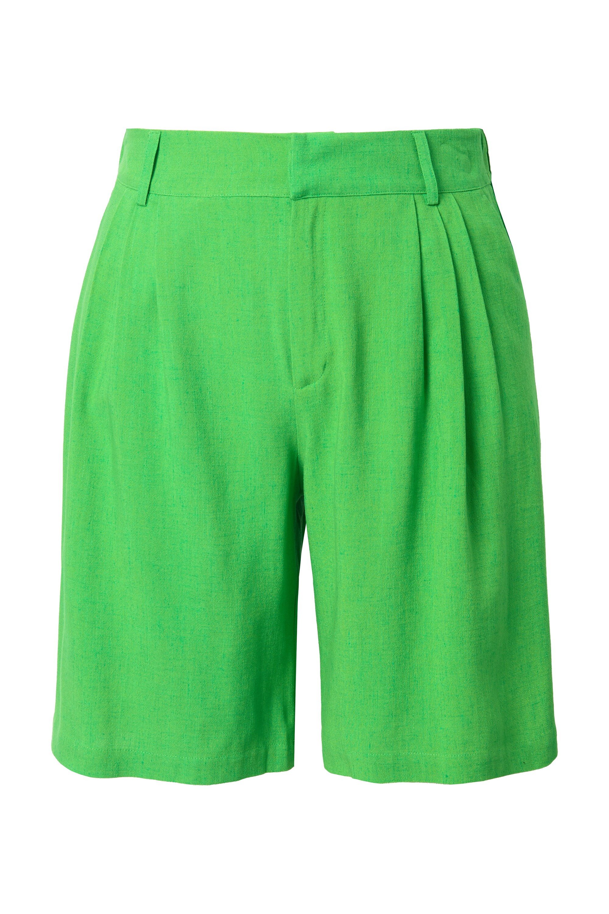 Studio Untold Shorts Leinenmix-Bermuda Wide Legs günstig online kaufen